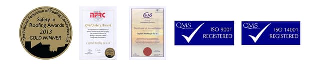 Capital Roofing award certificate 116