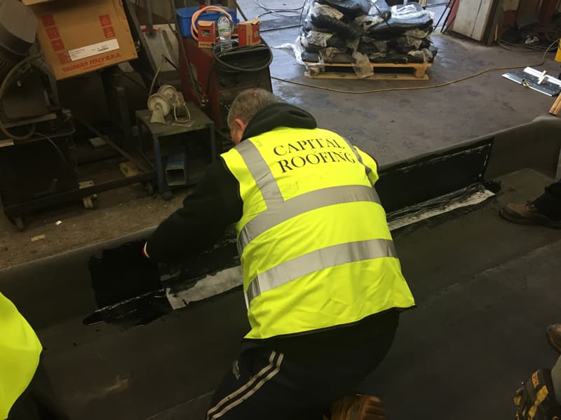 Hands-on roofing training at Greenwich